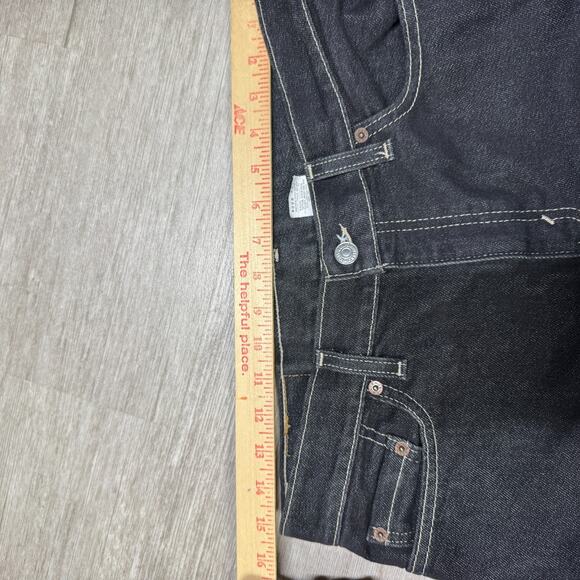 Vintage 90s Levis 515 Jeans Black Wash USA Denim Women's 10P Bootcut Low Rise - Picture 5 of 10